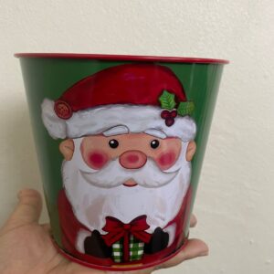 Tarro navidad Santa Claus 6 Pulg